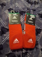 2 Brand New Adidas Baseball Over The Calf Socks