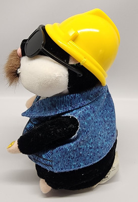 Vintage Gemmy Dancing Singing Hamster Men At Work Macho Man 