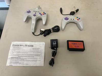 Power Joy Supermax Plug & Play TV Video Game Console 30 Games 2 Controllers