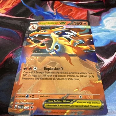 24h以内発送 PokémonTCG Mega Charizard YメガリザY Pokemon TCG - Mega Charizard Y EX Mega Evolution Black Star Promo
