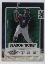 2021 Panini Contenders Season Ticket Optic Green Wave Prizm Luis Arraez #10 0t2