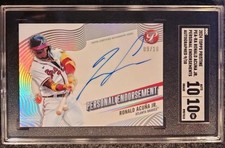2024 Topps Pristine Pers. Endorsements Ronald Acuna Jr. #PEA-RA Auto /10 SGC 10*