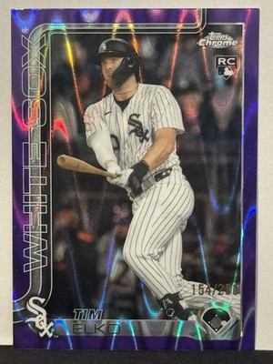 2025 Topps Chrome Update - Tim Elko #USC79 Purple Raywave Refractor /250
