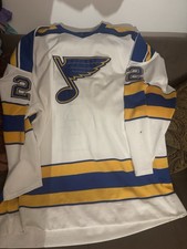 1973 M&N Steve Durbano St. Louis Blues Jersey