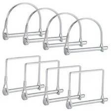 Standard 14 Inch Trailer Hitch Pin 8pc Set With Safety Lock And Easy Hook-up R Standard 14 Inch Trailer Hitch Pin 8pc Set With Safety Lock And Easy Hook-up R