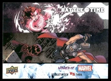 Scarlet Witch vs Thor Marvel Women Battle Time Card #18 (NM)