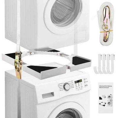 #ad Universal Connecting Frame with Ratchet Strap Washer Dryer Stacking Kit $29.99