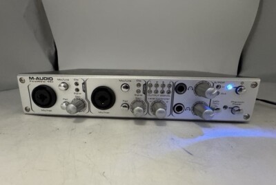M-Audio FireWire 410 Microphone Receiver MIDI Audio Interface UNTETSED READ