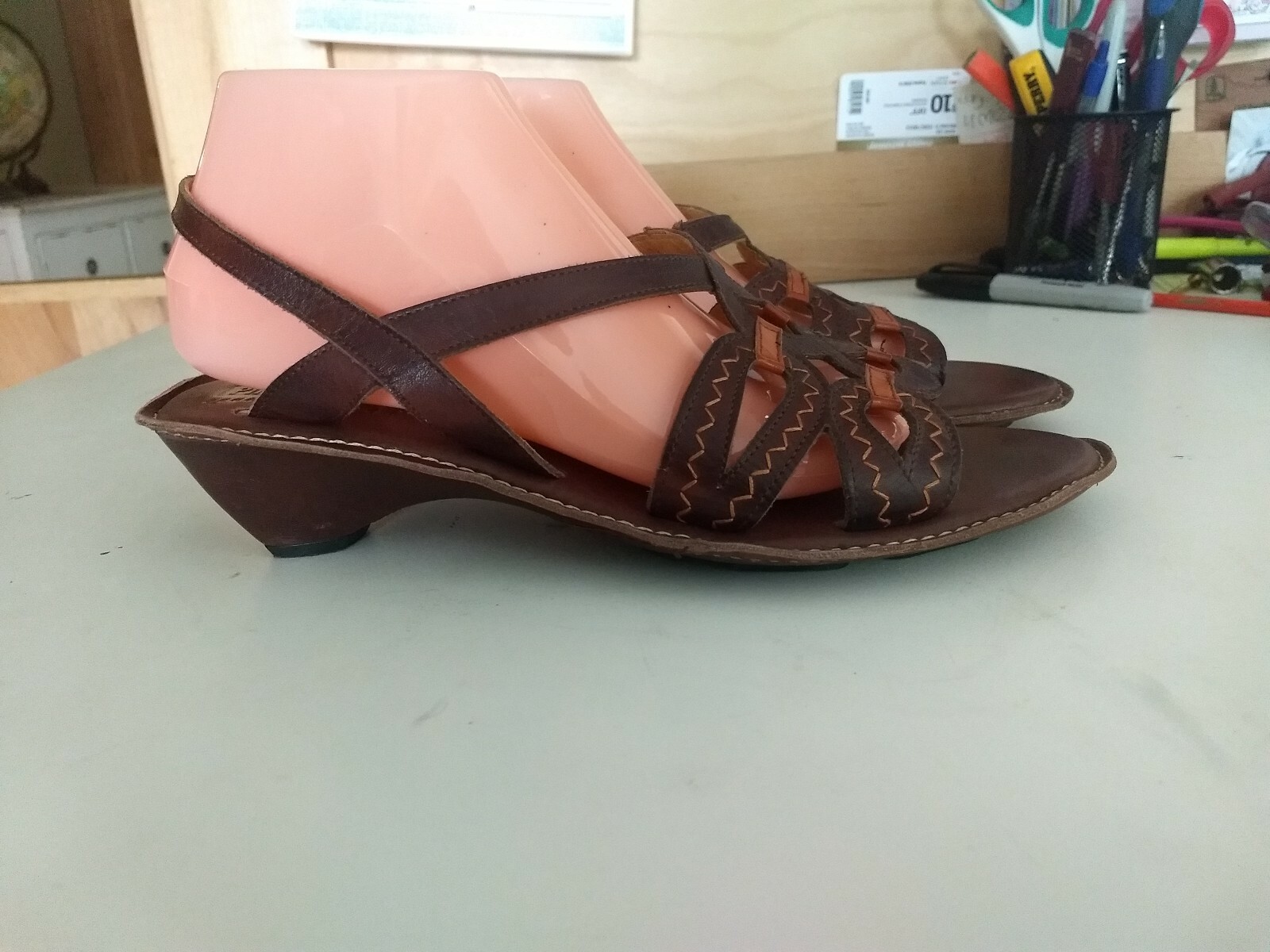 Pikolinos Cuero Marrón Sandalias Mujer Talla US 10.5 41 Euro Pikolinos Cuero Marrón Sandalias Mujer Talla US 10.5 41 Euro