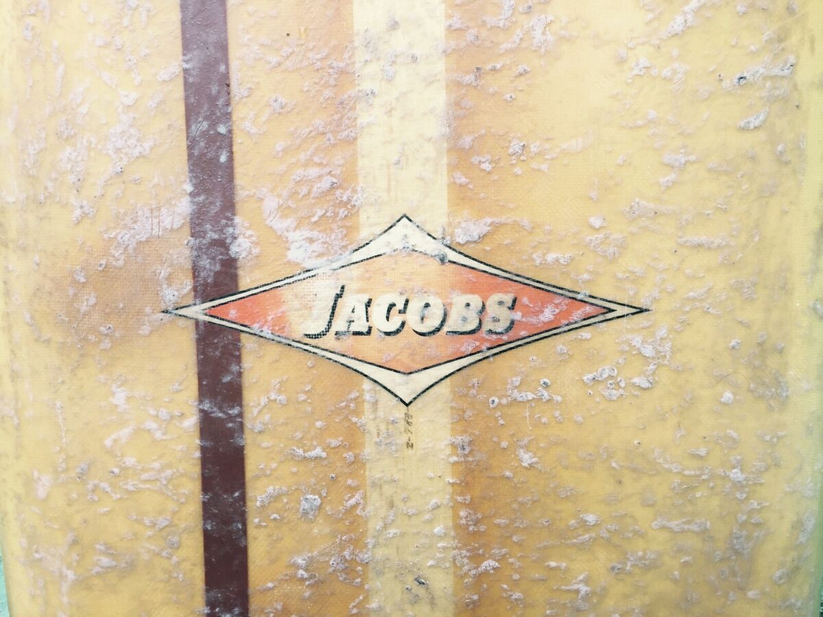 Vintage 1960s Hap Jacobs Longboard Surfboard 9' 5 Vintage 1960s Hap Jacobs Longboard Surfboard 9' 5