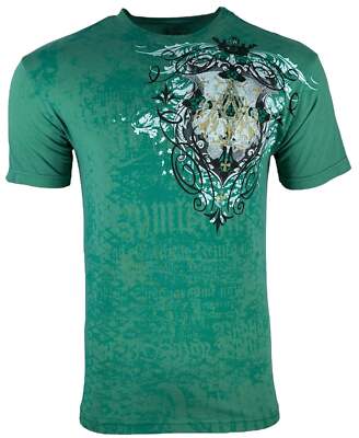 Archaic by Affliction Men's T-Shirt Acle Biker Cross Y2K S-5XL | eBay
