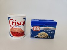 Fisher Price Fun with Food Blueberry Muffin Mix and Crisco Containers