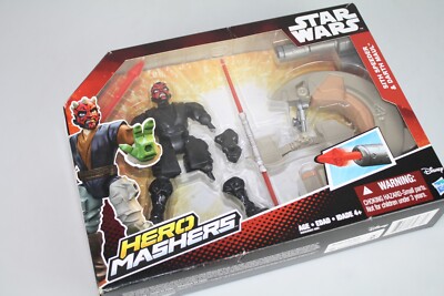 Star Wars Hero Mashers Sith Speeder and Darth Maul  New
