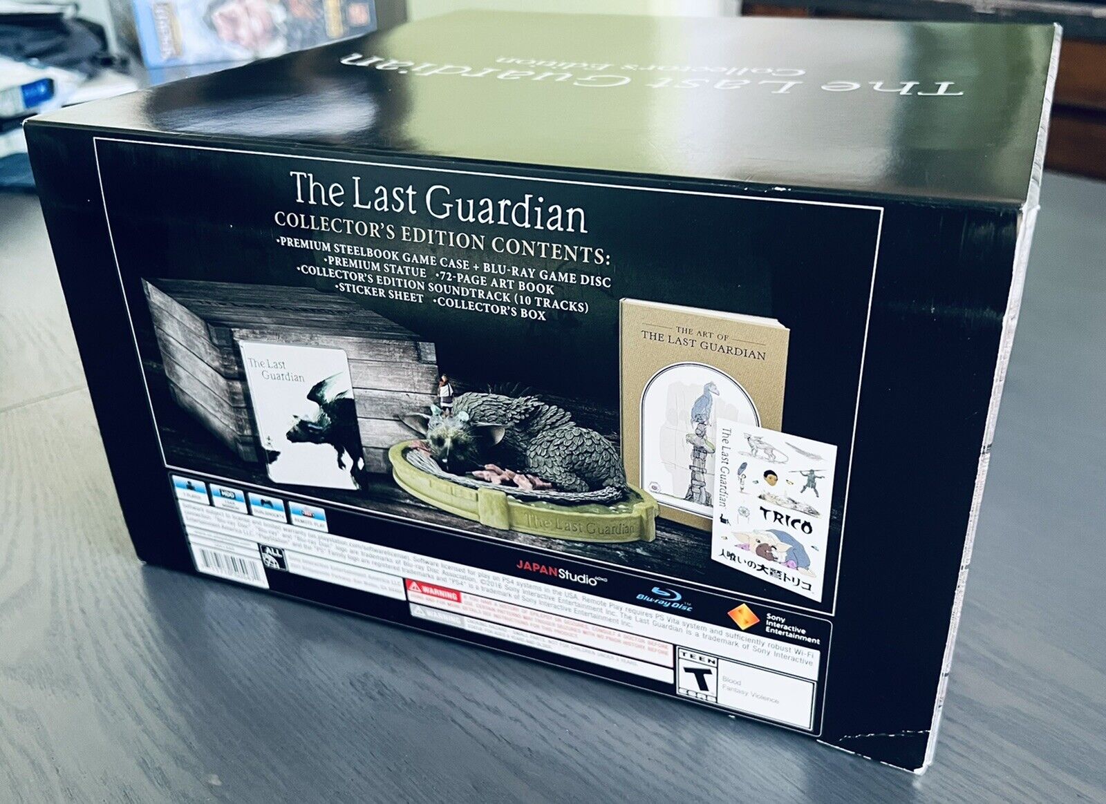 The Last Guardian Official Collectors Edition Trico Statue Figure NO GAME