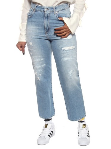 D12D59 DEPARTMENT 5 KATE AZZURRO Jeans Donna | eBay