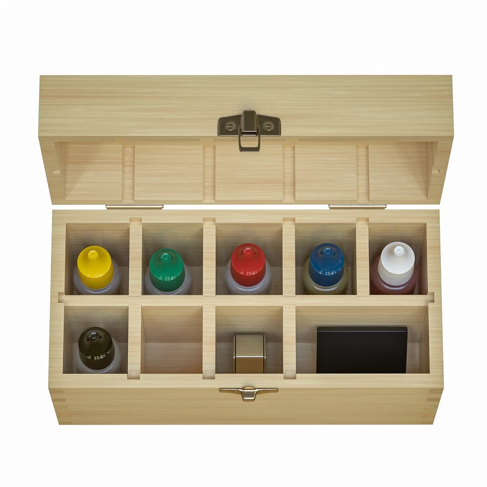 10k 14k 18k 22K 24K Gold Silver Jewelry Test Kit Acid Box Precious Metals Stone - Image 3 of 4