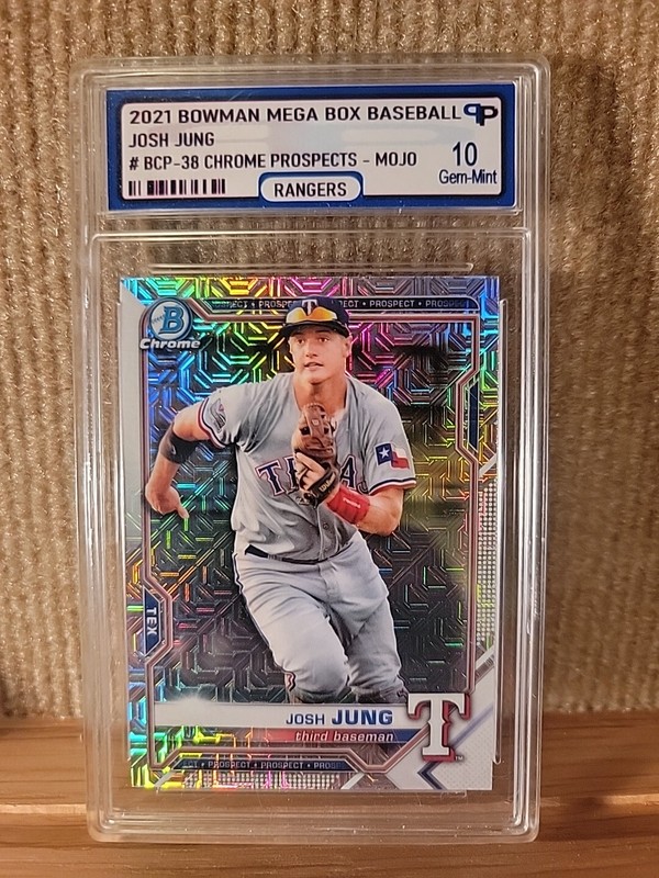 2021 Bowman Mega Box Baseball Josh Jung PPG 10