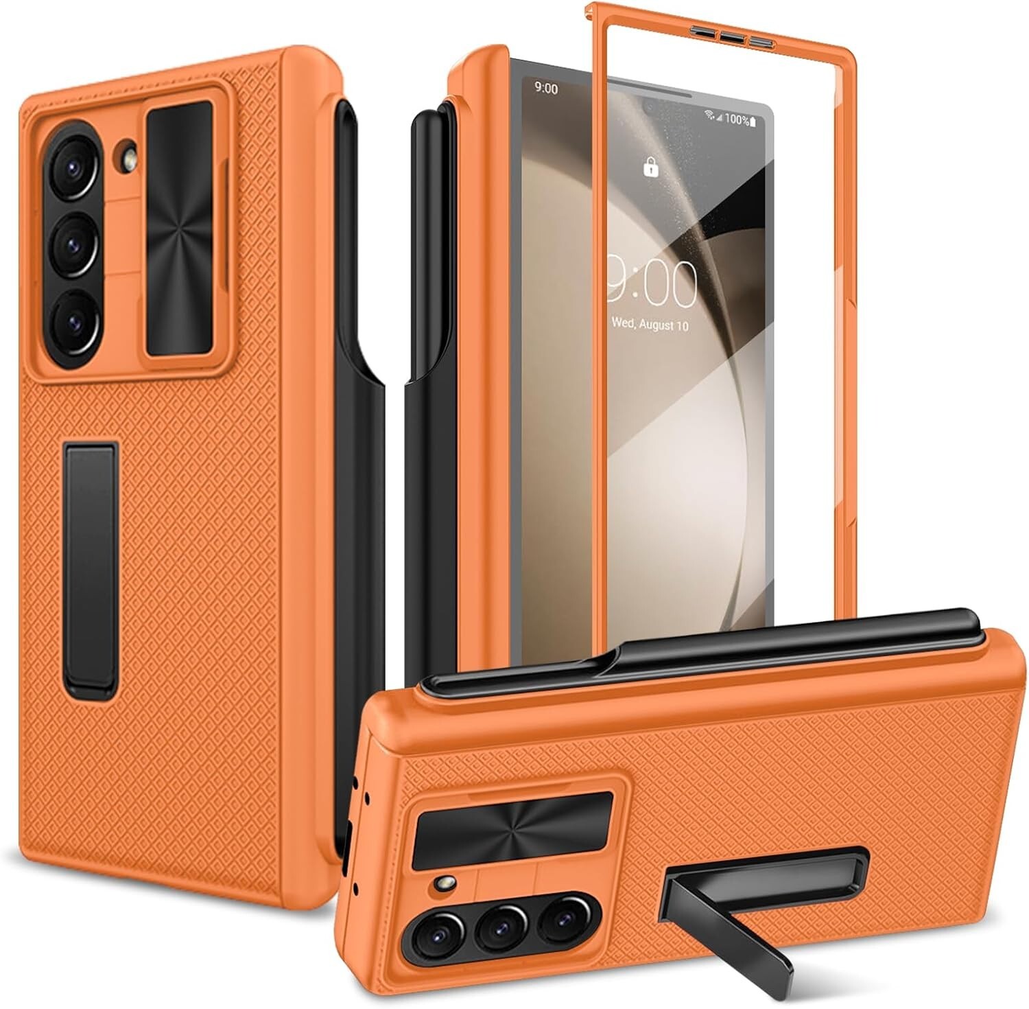 for Samsung Galaxy Z Fold 6 Case With Built in Screen /Hinge/ Camera Protection-image