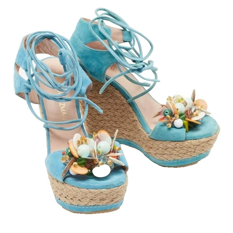 Sandalias Floral Cuña Stuart Weitzman para Mujeres