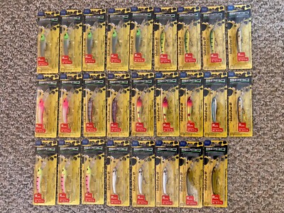 Lot of 26 New SPRO Madeye Diver 85 Crank Baits - Mixed Colors - Lot MZ