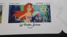 DISNEY FRANCE 2023 timbre AUTOADHESIF LA PETITE SIRENE neuf** MNH