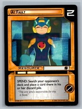 MegaMan NT Warrior TCG At Fault #3 R 72 CCG Mega Man Grave