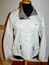 Vtg.Nike Women s Zip Up Nylon Mesh Lined Jacket Wind/Storm Khaki 56323 size M6/8