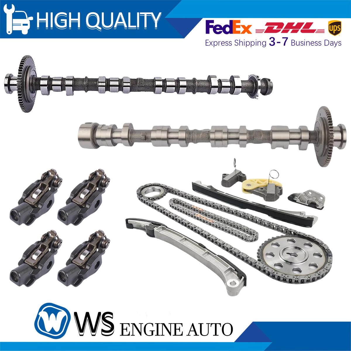 Camshaft Timing Chain Kits Rocker Arms For 2015-2020 Mazda 3 6 CX