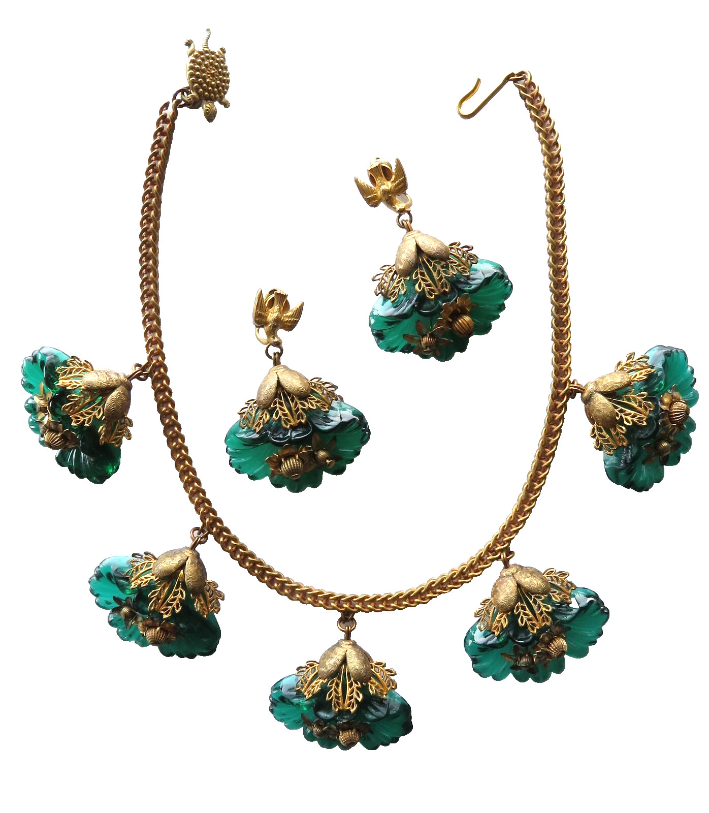 Haskell Signed Exceptional Necklace Earring Set R… - image 5