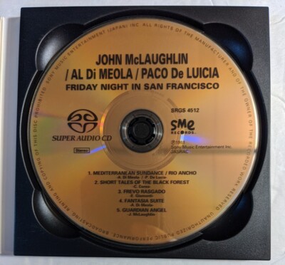 Al DiMeola Friday Night In San Francisco Japan SACD SME Records