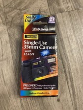 Walgreens 35mm Single Use Disposable Cameras w/ Flash 27 Exposures EXPIRED