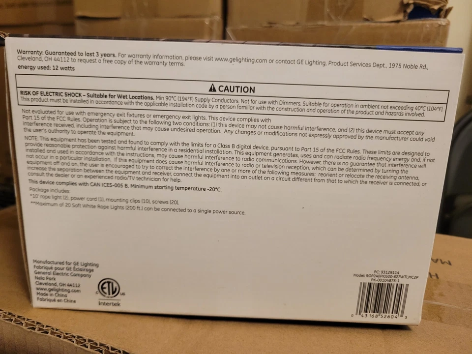 ge rope lights led soft white integrated indoor/outdoor light  - Image 3 of 4