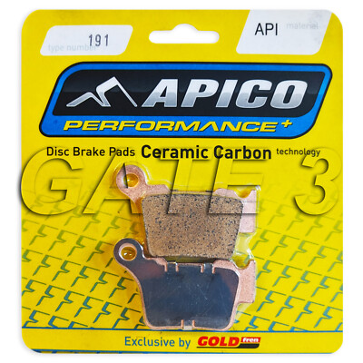 Husqvarna FC250 Rear Brake Pads 2014-2024 Apico Performace+ Competition Pads