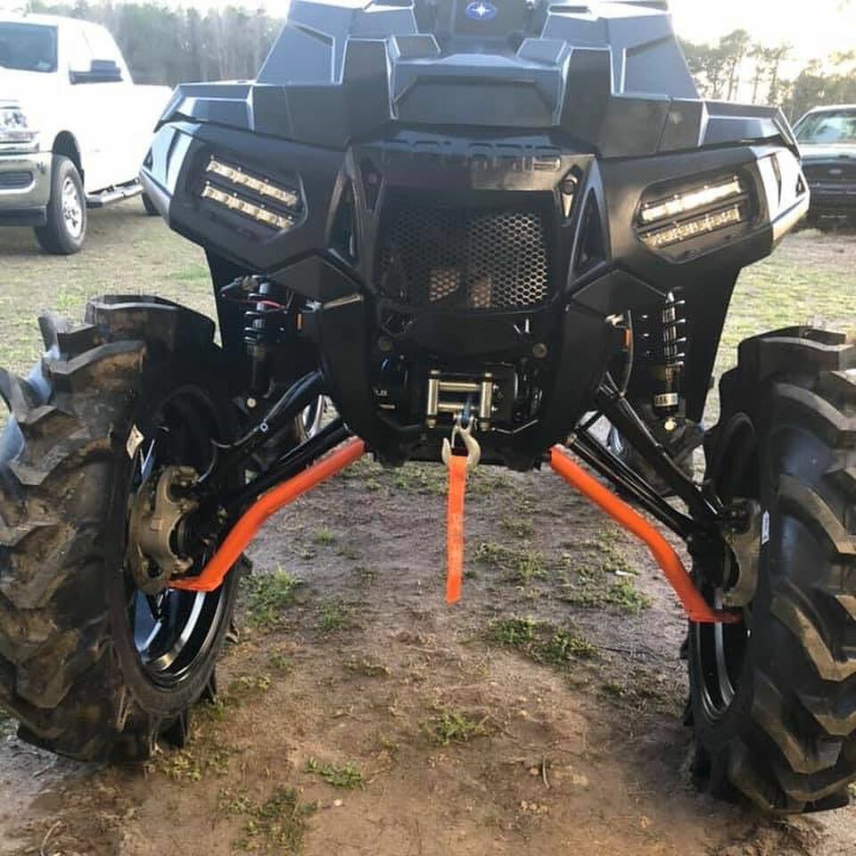 2010+ Sportsman 500 HO/ 570/850/1000 Highlifter Dual Slim Row LED Lights  Black