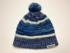 Swisscom Pom Pom Winter Beanie Blue Hat