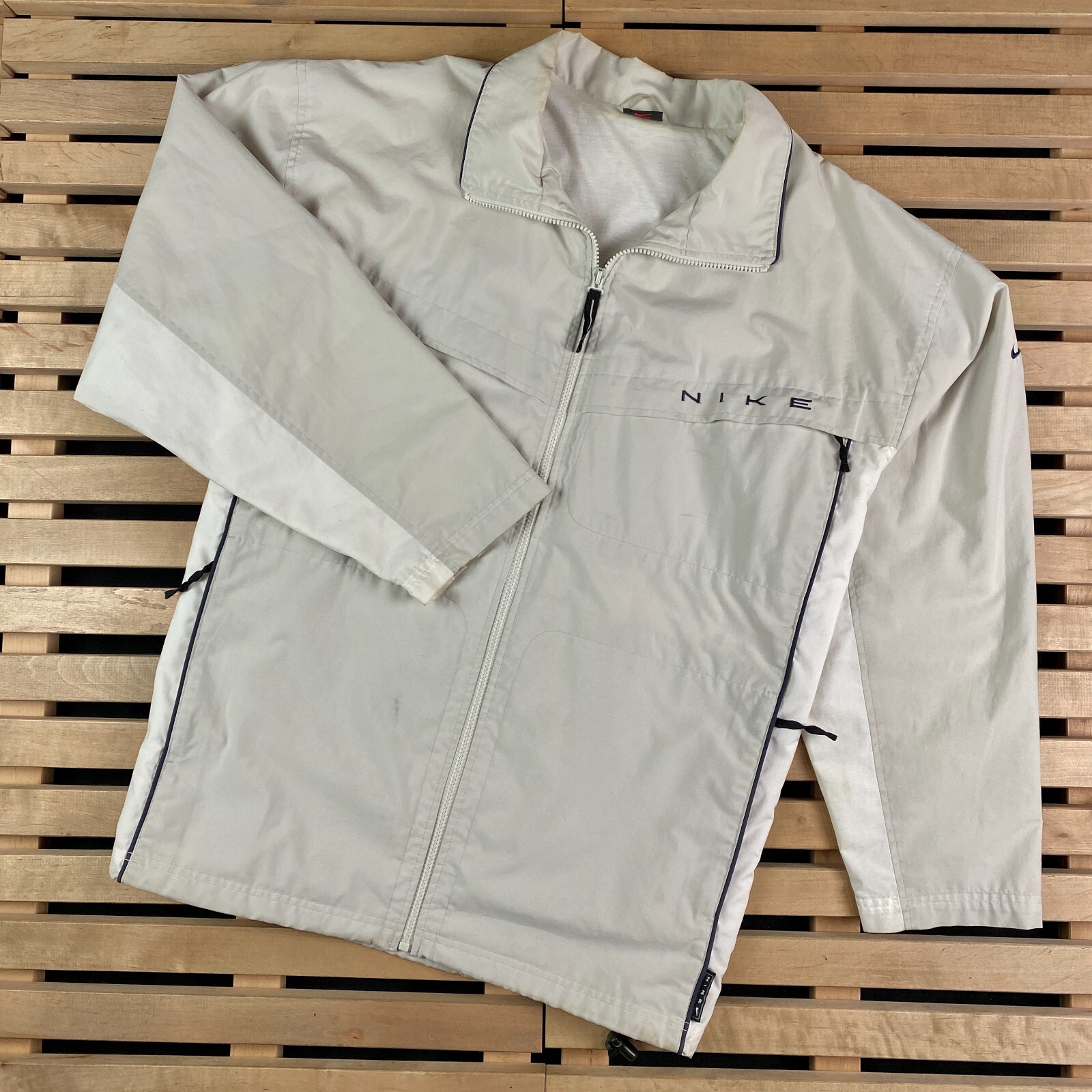 Vintage Nike Men's Bomber Jacket in Size L-image
