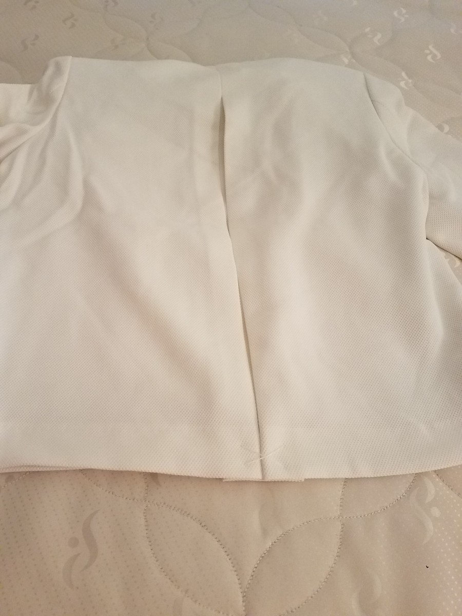 Blazer H&M Blanc Pour Femme Taille 8 - Parfait Pour Le Bureau