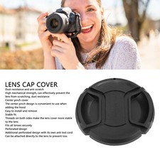 Camera Lens Cover Professional Dust Resistance Scratch Proof Center Pinch Lens