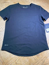 BYLT Premium Basics LUX Basic Crew Youth Child Shirt XL NWT Black