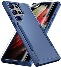 Funda Con Protector De Lente Camara y Pantalla Para Samsung Galaxy S23 Ultra 5G