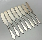 Vintage Rogers Lunt & Bowlen Sterling Silver Butter Knife Flatware Set - Tested