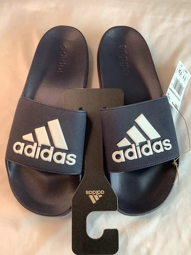 Adidas Adilete Slides Gz3774 Uomo Taglia 11 Donna 12 Blu Navy Nuove con etichette