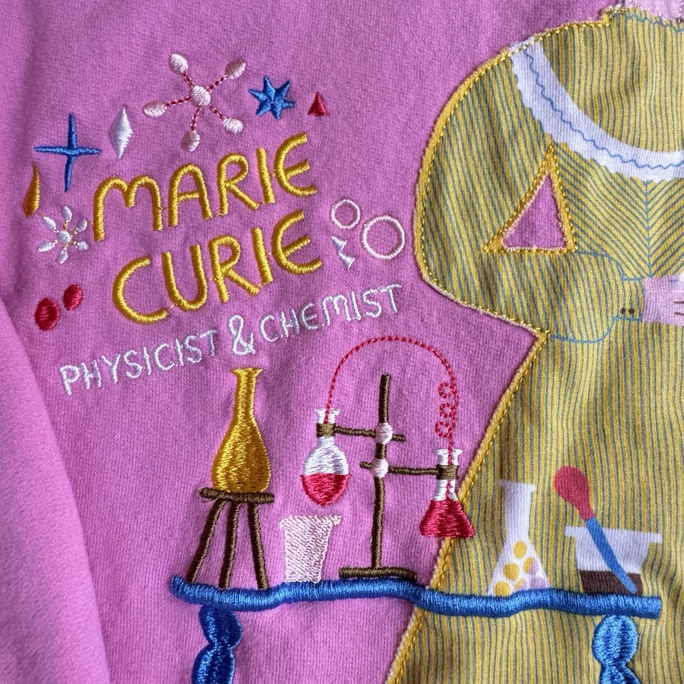 Piccolina Marie Curie Trailblazer Educación Rosa Sudadera Niñas Talla 14 Foto 2 de 4