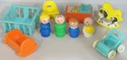 Vintage 1973 Fisher Price Little People Play Family Nursery Set #761 ~ COMPLETE