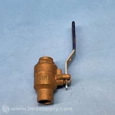 Nibco Size 3/4 Two-Way Bronze Ball Valve FNIP