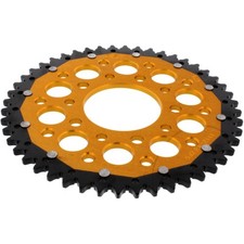 ZF Sprocket Dual 48Z 525 Gold-High Quality Duralumin for: Honda Triumph CB