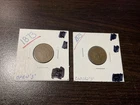 1873 indian head cent's "open 3" & "closed 3" #140