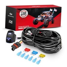 14AWG 18AWG LED Light Bar Wiring Harness Kit with 14 LED Light Bar-3 Leads