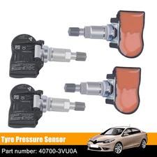 4PC WHEEL TPMS TIRE PRESSURE SENSOR 407003VU0A Monitor System FOR Nissan Renault