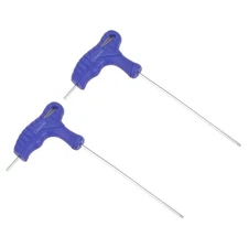 2mm Ball End Hex Key T-Handle Wrench Spanner Metric CR-V Steel 2 Pcs